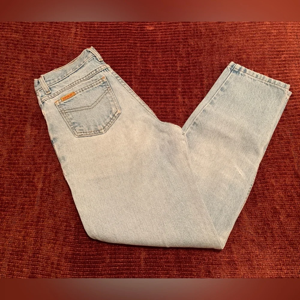 High Waist Light Blue Jeans - Picture 5 of 11